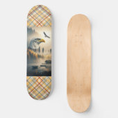 American Eagle Nature Plaid Skateboard (Voorkant)