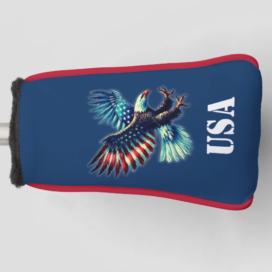 American Eagle Patriotic USA Golfheadcover (Voorkant)