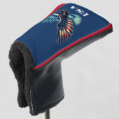 American Eagle Patriotic USA Golfheadcover (3/4 voorkant)