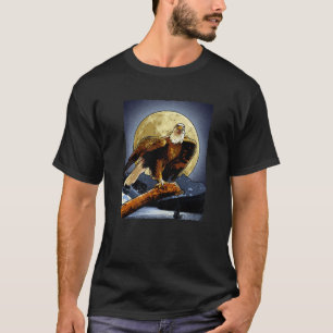 American Eagle Sketch Freedom Tour Cool Painting G T-shirt