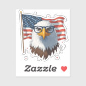 American Eagle Stickers (Feuille)