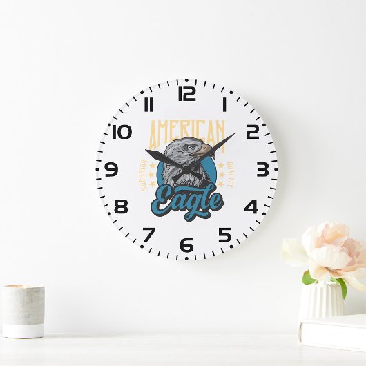 American Eagle Superior Kwaliteit  Patriottisch Grote Klok