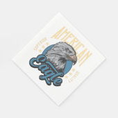 American Eagle Superior Kwaliteit Patriottisch Servet (Hoek)