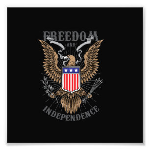 American Eagle tekening Foto Afdruk