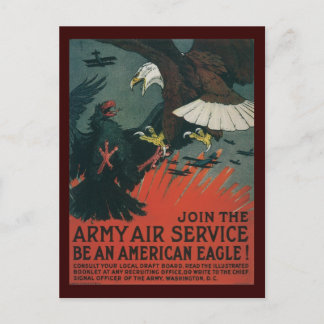 American Eagle tijdens de Tweede Wereldoorlog Briefkaart