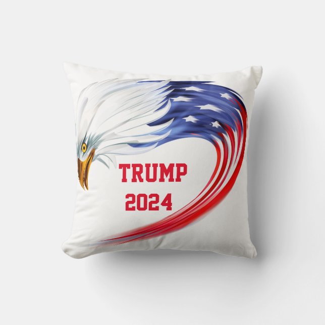 American Eagle Trump 2024 Kussen (Voorkant)