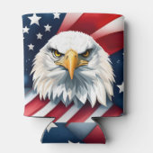 American Eagle, USA, op 4 juli, Blikjeskoeler (Achterkant)