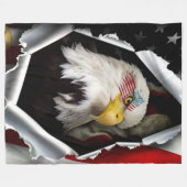 AMERICAN ELLE FLEECE DEKEN (Voorkant (Horizontaal))