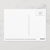 American Elm Trees Briefkaart (Achterkant)