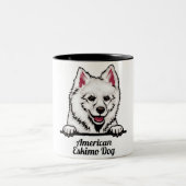 American Eskimo Chien Mug (Centre)