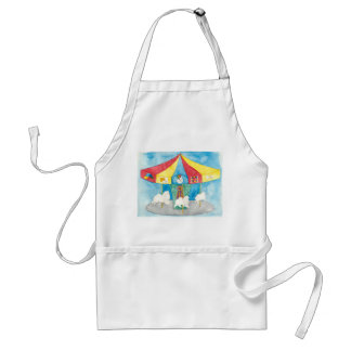 American Eskimo Dog Carousel Standaard Schort