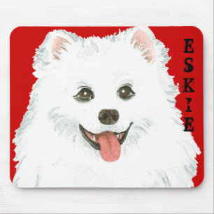 American Eskimo Dog Color Block Muismat