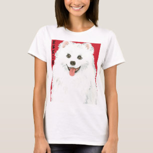 American Eskimo Dog Color Block T-shirt