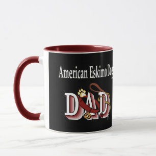 American Eskimo Dog Dad Gifts Mok