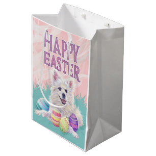 American Eskimo Dog Gelukkig Pasen Medium Cadeauzakje