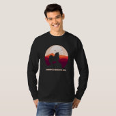 American Eskimo Dog Mountain for Hikers T-shirt (Voorkant volledig)