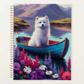 American Eskimo Dog on Paddle : Une aventure Pitto (Devant)