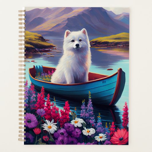 American Eskimo Dog on Paddle : Une aventure Pitto (Devant)