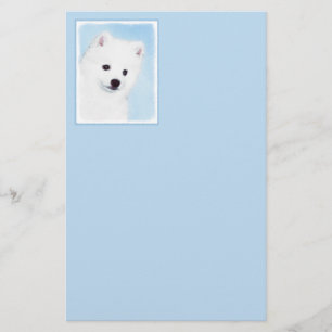 American Eskimo Dog Painting - Original Dog Art Briefpapier