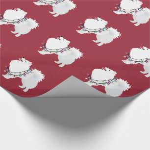 American Eskimo kerstdesign Cadeaupapier