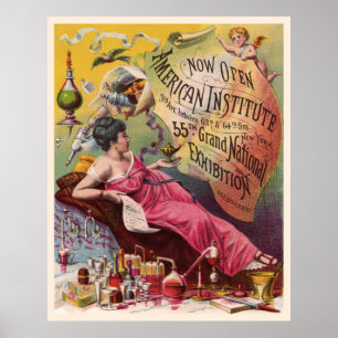 American Expo avec affiche frontière