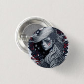 american fan 25 ronde button 3,2 cm (Voorkant /achterkant)