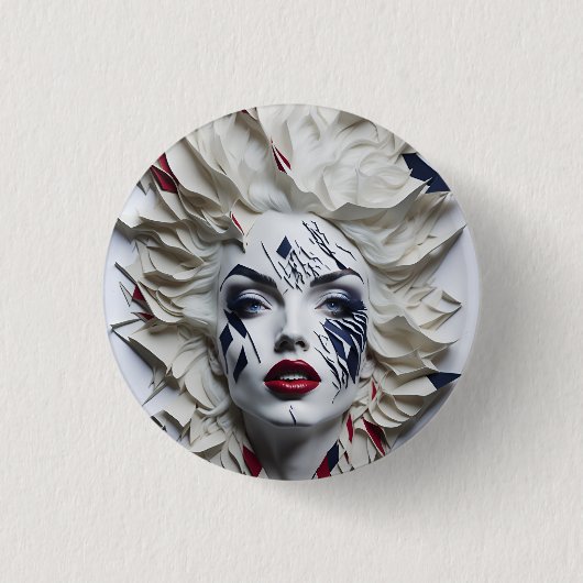 american fan 29 ronde button 3,2 cm (Voorkant)