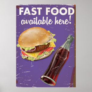 American Far Food Food Poster. Poster