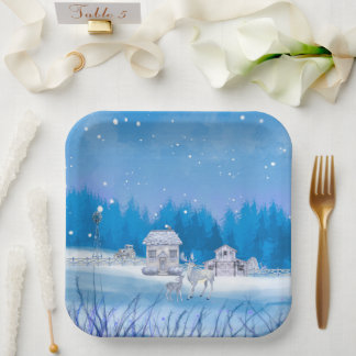 American Farm Signature Paper Plate Papieren Bordje