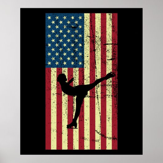 American Figuur Skater Poster (Voorkant)