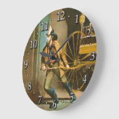 American Firefighter Style 2 Horloge (Angle)