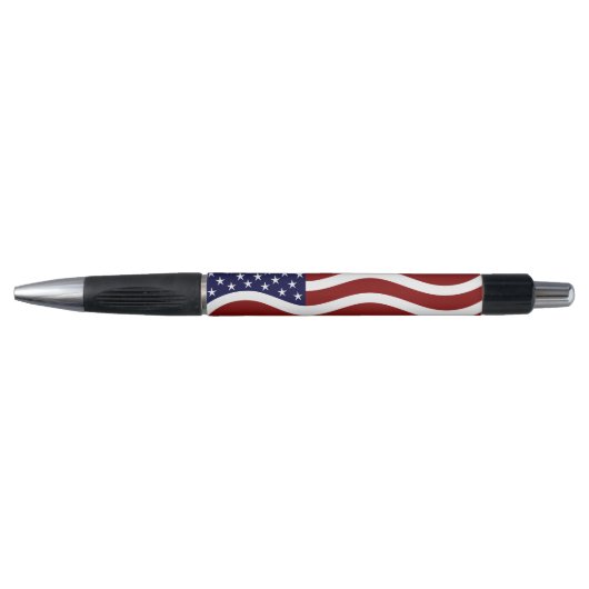 American Flag achtergrond Black Ink Pen (Voorkant)