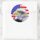 American Flag And Eagle Stickers (Tas)