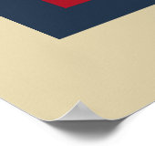 American Flag Art Poster (Hoek)