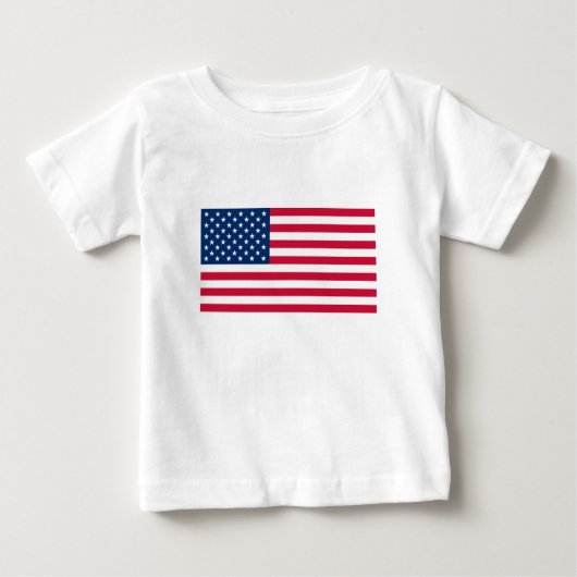 American Flag Baby T-Shirt USA (Devant)