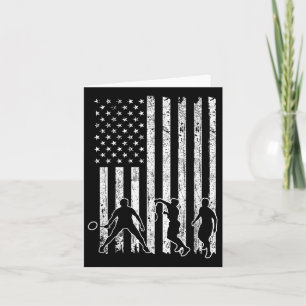 American Flag Badminton Shirt Mannen Verenigde Sta Kaart