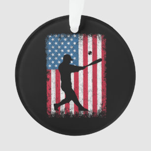 American Flag Baseball Team Cadeau pour Hommes Gar