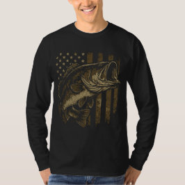 American Flag Bass - Gevist Patriot T-shirt