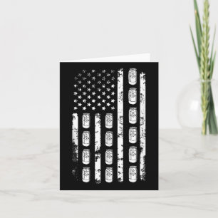 American Flag Beer Can USA Patriottisme verkocht Kaart