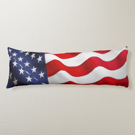 American Flag Body Pillow Lichaamskussen (Voorkant)
