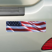 AMERICAN FLAG BUMPERSTICKER (Op auto)