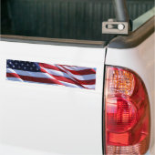 AMERICAN FLAG BUMPERSTICKER (Op Truck)