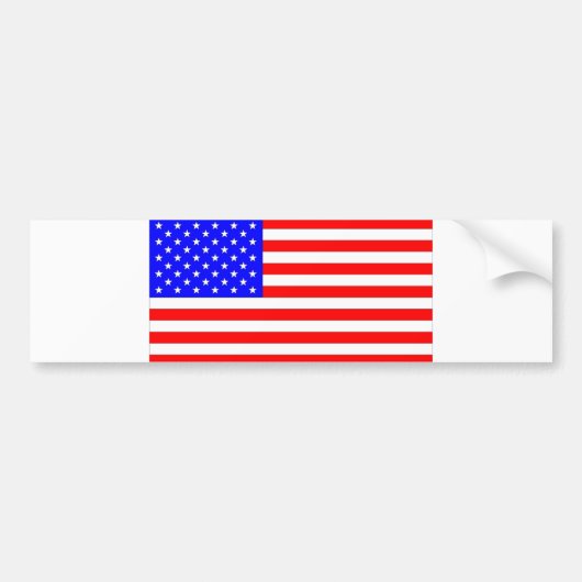 AMERICAN FLAG BUMPERSTICKER (Voorkant)
