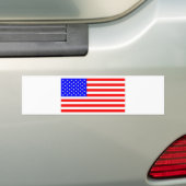 AMERICAN FLAG BUMPERSTICKER (Op auto)