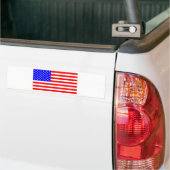 AMERICAN FLAG BUMPERSTICKER (Op Truck)