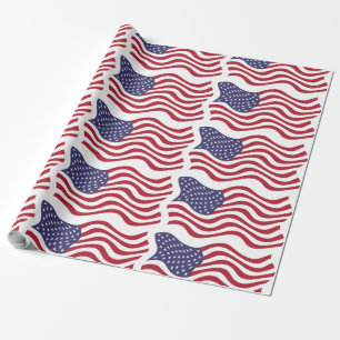 AMERICAN FLAG CADEAUPAPIER