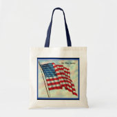 American Flag Canvas Kruidenier Canvas tas (Voorkant)