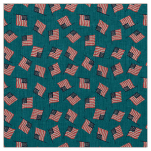 American Flag Composition 1 Stof