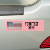 AMERICAN FLAG CREËER JE EIGEN BUMPERSTICKER (Op auto)