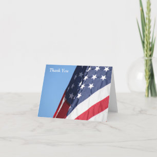 American Flag Dank je Wenskaart Bedankkaart
